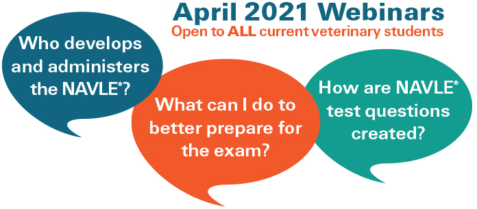 Upcoming April Webinars for ALL Veterinary Students