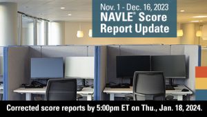 Additional NAVLE Score Report Update